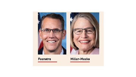 Feenstra, Miller-Meeks designated as Friends of Agriculture for June 4 primary election 