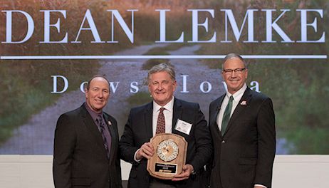 Nationally-recognized conservationist and celebrated Ida County farmer presented Distinguished Service to Ag Award at 100th Iowa Farm Bureau Annual Meeting 