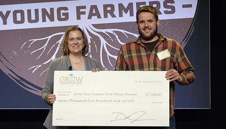 Allamakee County mushroom farmer takes home Iowa Farm Bureau's 'Grow Your Future Award' top prize