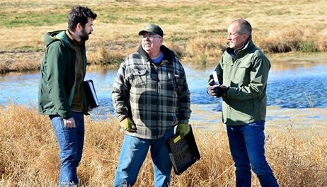 Wetlands highlighted on Abels farm visit 