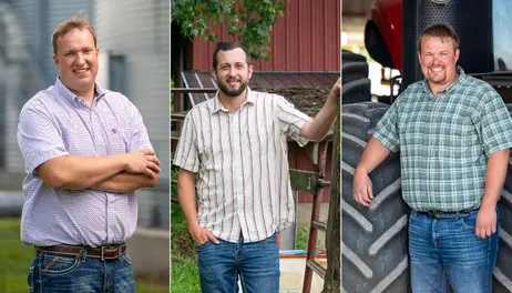Three young farmers recognized by Iowa Farm Bureau for leadership