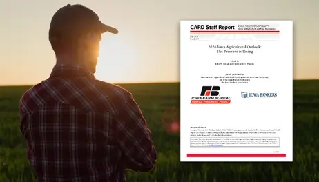 New joint study from Iowa Farm Bureau, Iowa State University & Iowa Bankers Association shows pressure increasing across ag economy, concerns on impacts beyond farm gate