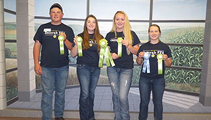 Decorah FFA places at State Agronomy Contest