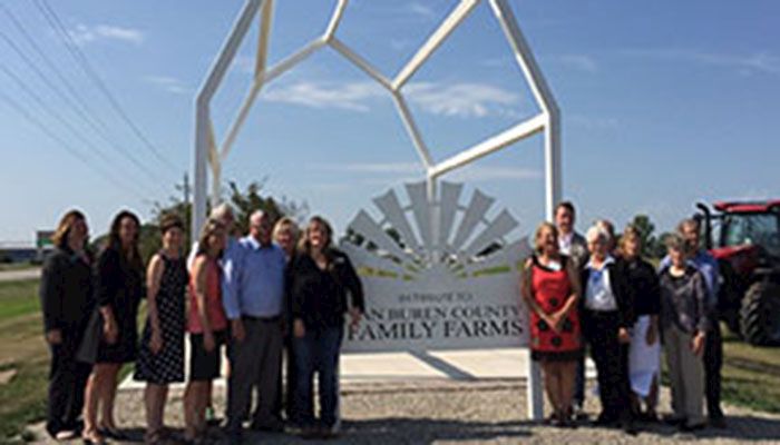 Van Buren County Family Farm Art Tribute brightens byway corridor