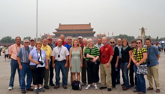 Iowa farmers visit Tiananmen Square