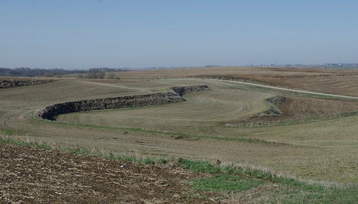 Dry fall helps farmers add  conservation structures