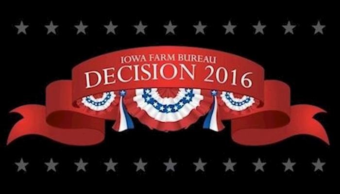 Iowa Farm Bureau Decision 2016, Oct 26, 2016