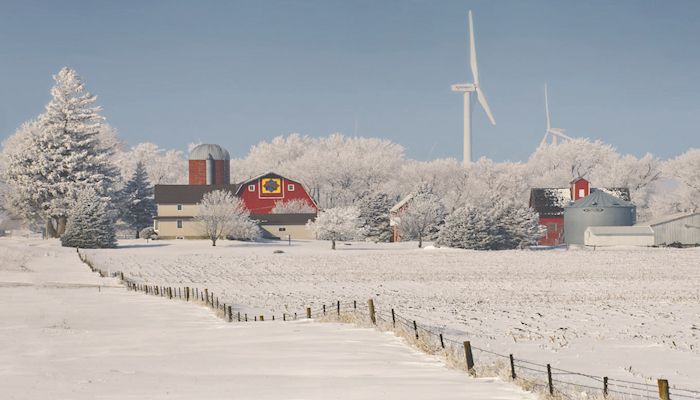 Dry conditions throughout Iowa as winter begins