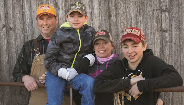 Cattle care and conservation lead farm family