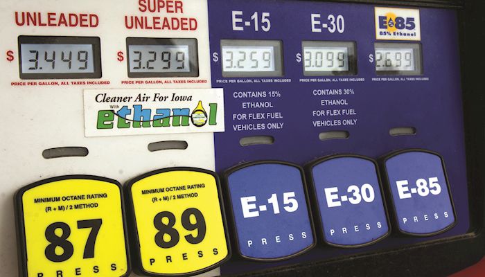 Ethanol prices tumbling