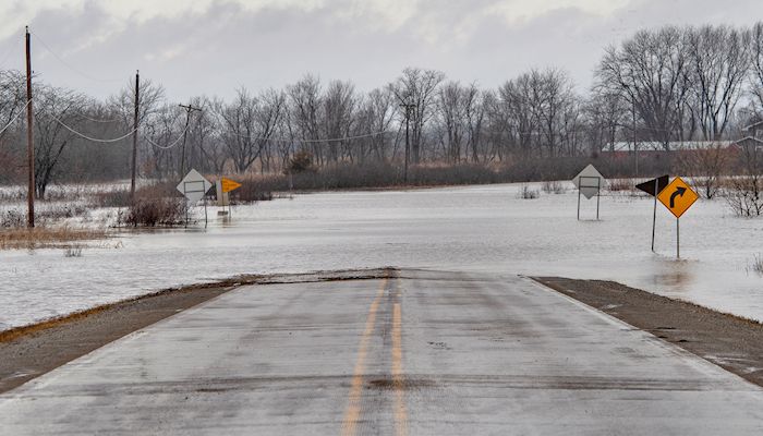 Flooding swamps Iowa
