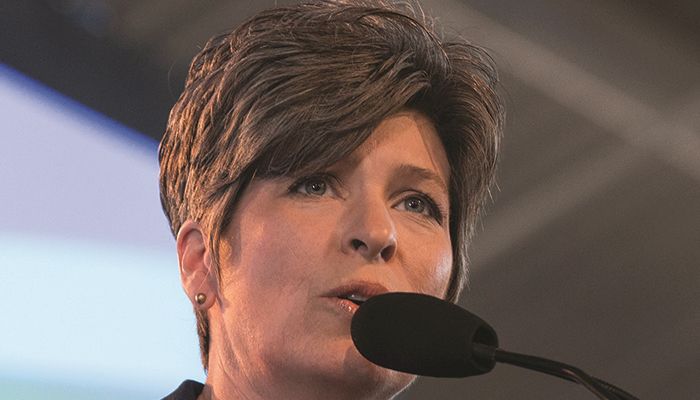 Ernst says tariffs need to end 