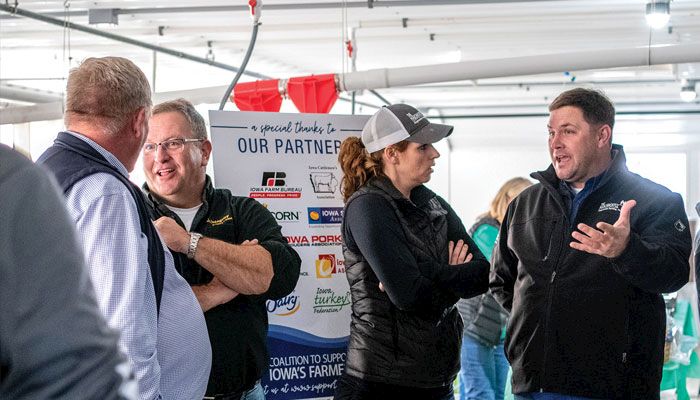 The Halls family of Osceola welcomed visitors to their new hog barn on Dec. 20. The facility highlights the family’s commitment to caring for their animals and safeguarding the environment.