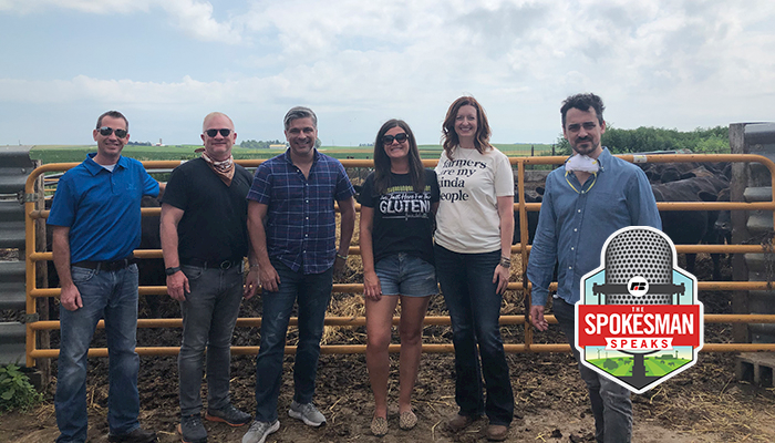 The Farm Babe's farm tour with Burger King Executives