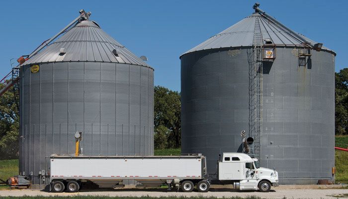 truck & grain bin