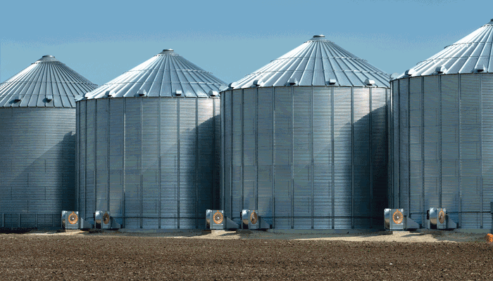 Grain bins