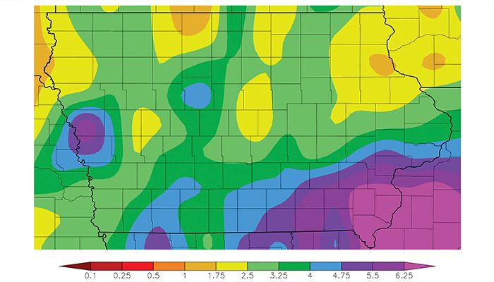 rainfall totals