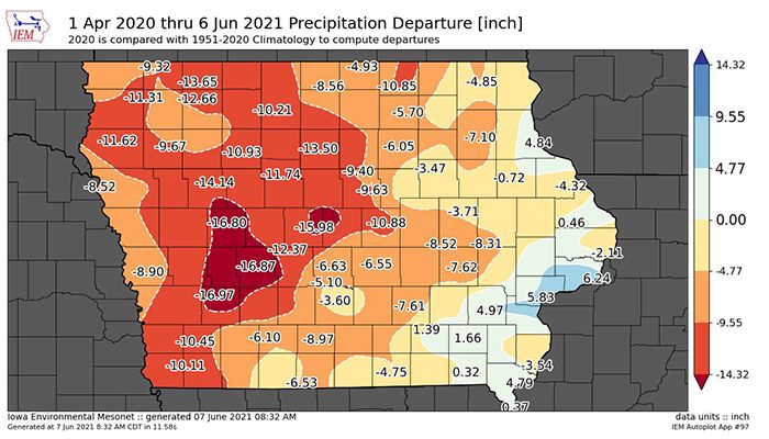 Drought map