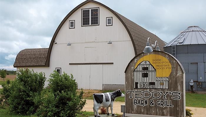 Wine and dine in the hay loft