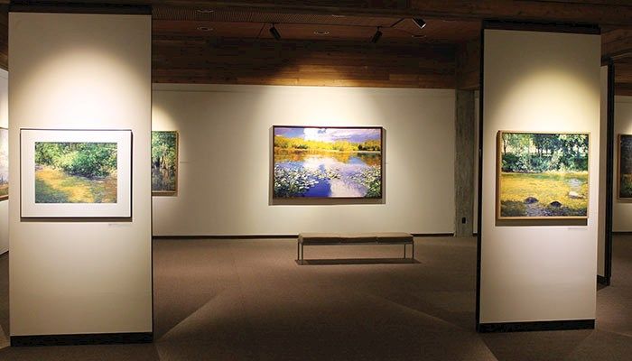 The Brunnier Art Museum at the Iowa State Center at Iowa State University is home to 30,000 works of art, one of the largest university art collections in the nation. photo by Mark Yontz