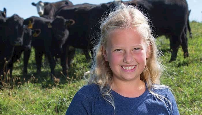 Cecelia Rowe has a very important role in her family's cattle farm. A new book about the 10-year-old helps other students learn about how farmers care for animals. 