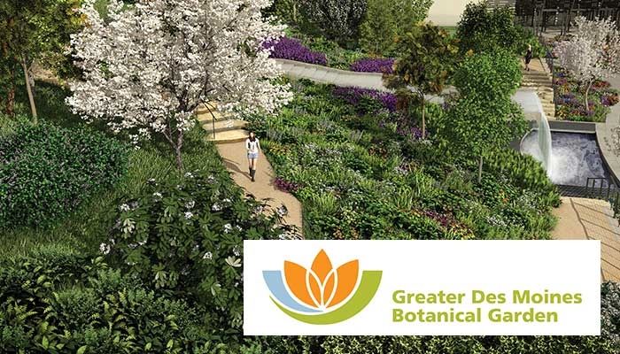 Des Moines botanical center's outdoor gardens create a symphony of color 