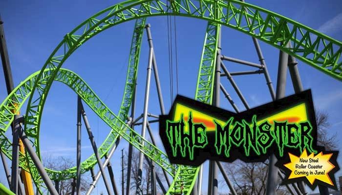 A new roller coaster highlights adventureland's 2016 season