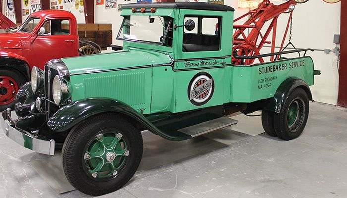 A 1930 Studebaker Wrecker S Series truck