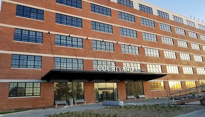 The Courtyard by Marriott at Cedar Valley TechWorks is a repurposed John Deere factory that now can host conferences, weddings and hotel guests. submitted photo