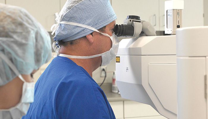 Dr. James Davison, a LASIK surgeon at Wolfe Eye Clinic, says nearly 90 percent of patients who come to Wolfe Eye Clinic for an evaluation are good candidates for laser vision correction surgery. submitted photo