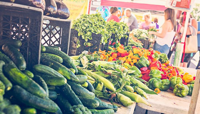 Farmers market bags donated