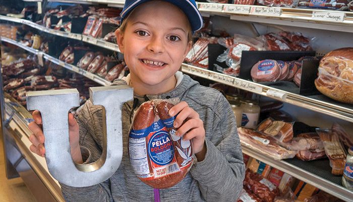 Pella Bologna is a favorite of Madi Veenstra of Pella at Ulrich's Meat Market in Pella.  Ulrich's Meat Market is one of more than a dozen eateries participating in the new Southeast Iowa "A to Z" Foodie Trail.