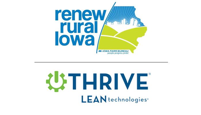Renew Rural Iowa and Lean Technologies logo