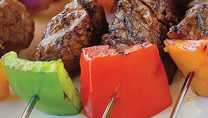 Beef kabobs