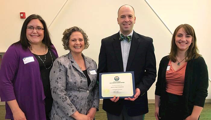 The Iowa Agriculture Literacy Foundation has four full-time and two part-time staff. 