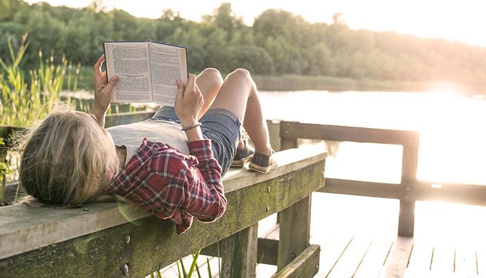 reading in summer