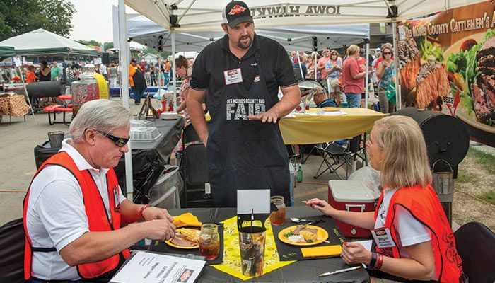 WHO-TV Meteorologist Ed Wilson will serve as a celebrity judge for the Iowa Farm Bureau Cookout Contest, which awards the best grillers of beef, pork, poultry and lamb in the state. 