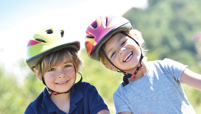 kids on bikes