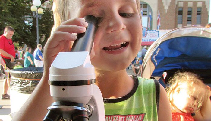 Kids will learn more about careers in agriculture during the STEM (science, technology, engineering and math) day at the Iowa State Fair Aug. 18. 