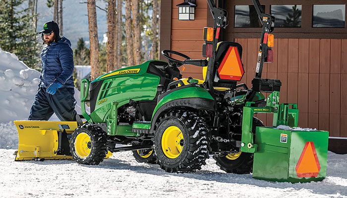 John Deere snow plow