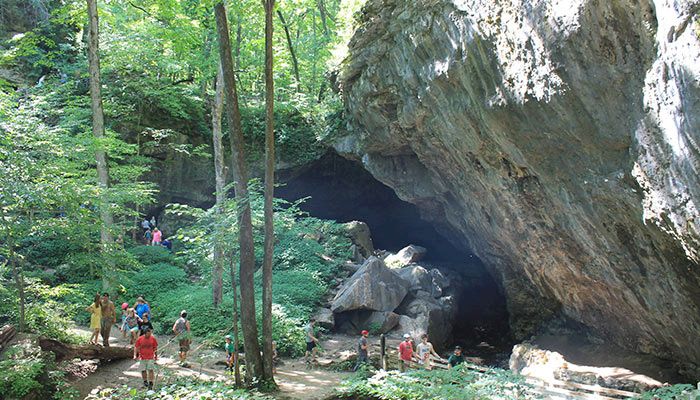 Maquoketa Caves State Park is one of Iowa's natural wonders, located in historic Jackson County in eastern Iowa. Sixteen of the caves are open to the public for self-guided tours. The caves are closed for the winter but will reopen in May.