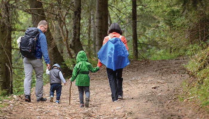 family hike