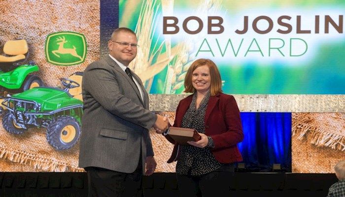 Cass County farmer's commitment to sharing agriculture's story earns Stacie Euken the Bob Joslin Excellence in Ag Award
