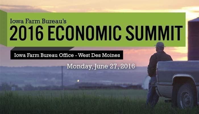 Iowa Farm Bureau's 2016 Economic Summit