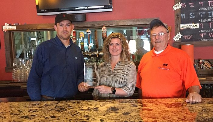 Peace Tree Brewing Company in Knoxville, Iowa receives Iowa Farm Bureau's Renew Rural Iowa entrepreneur award