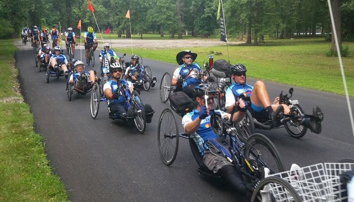 Adaptive Sports Iowa (ASI) Team of Cyclists Ride to Build Awareness and Support for Increased Accessibility of RAGBRAI