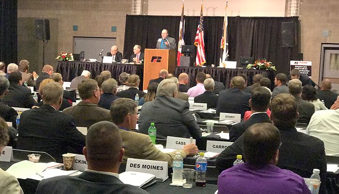 Maximizing environmental benefit of conservation programs lead discussions at 2017 Iowa Farm Bureau Summer Policy Conference