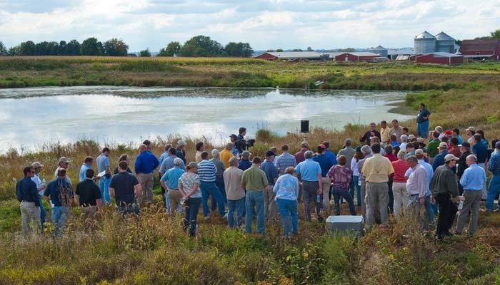 Ribbon cutting for new Ankeny stormwater wetland designed to protect water quality