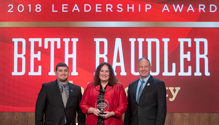 Beth Baudler of Adair County earns Iowa Farm Bureau Young Farmer Leadership Award 