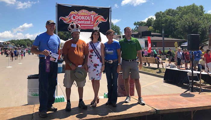 "Troy's Chuck Roast" earns championship crown at the 56th annual Farm Bureau Cookout Contest at the Iowa State Fair